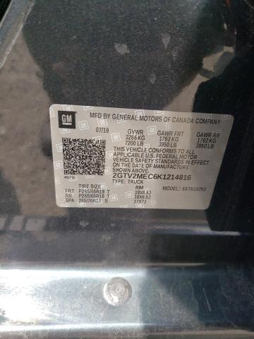 2GTV2MEC6K1214816 GMC Sierra Limited K1500 Sle