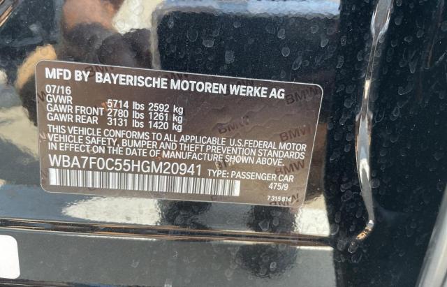 WBA7F0C55HGM20941 BMW 750 I