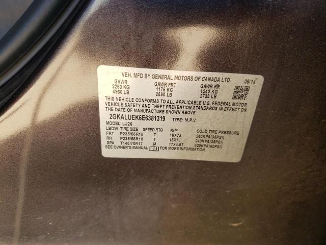 2GKALUEK6E6381319 GMC Terrain Denali