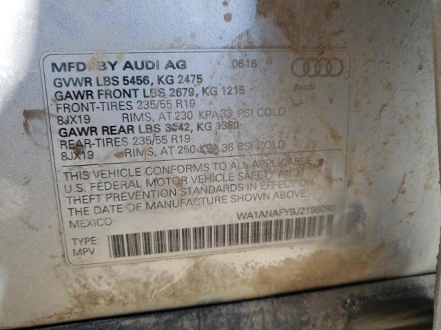 WA1ANAFY9J2198098 Audi Q5 PREMIUM