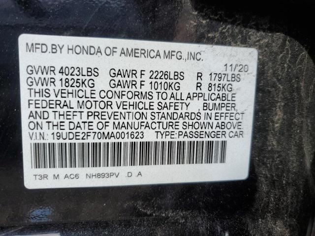 19UDE2F70MA001623 Acura Ilx Premium