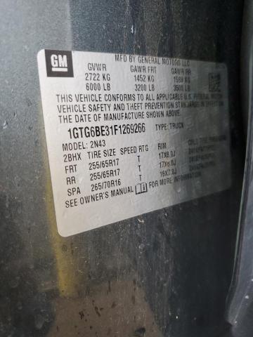 1GTG6BE31F1269266 GMC CANYON SLE