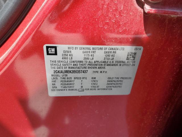 2GKALMEK2E6357437 GMC Terrain Sle