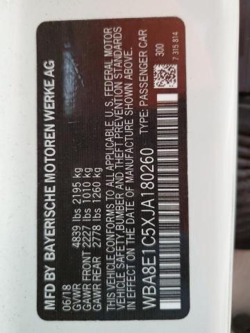 WBA8E1C5XJA180260 BMW 330e