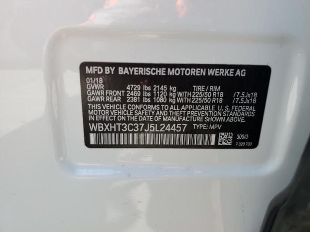 WBXHT3C37J5L24457 BMW X1 Xdrive28i