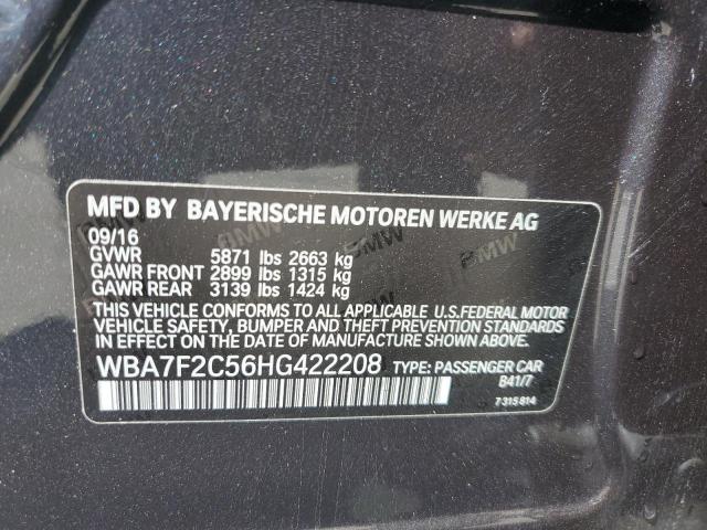 WBA7F2C56HG422208 BMW 750 Xi
