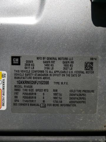 1GKKRNED9FJ162398 GMC ACADIA SLE