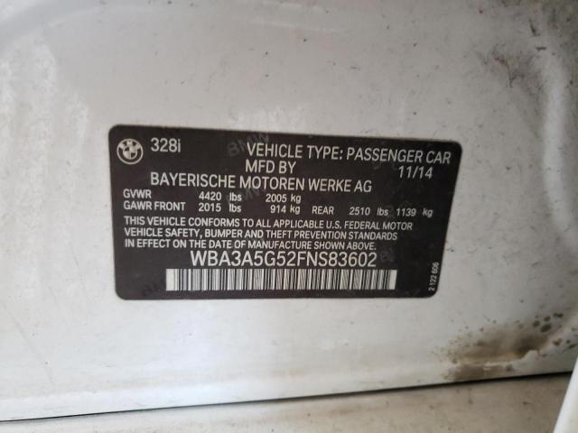 WBA3A5G52FNS83602 BMW 328 I