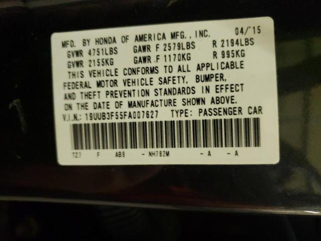 19UUB3F55FA007627 Acura TLX TECH