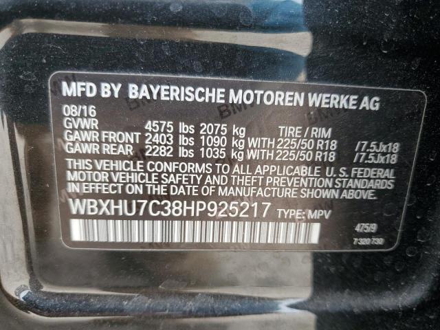 WBXHU7C38HP925217 BMW X1 Sdrive28i