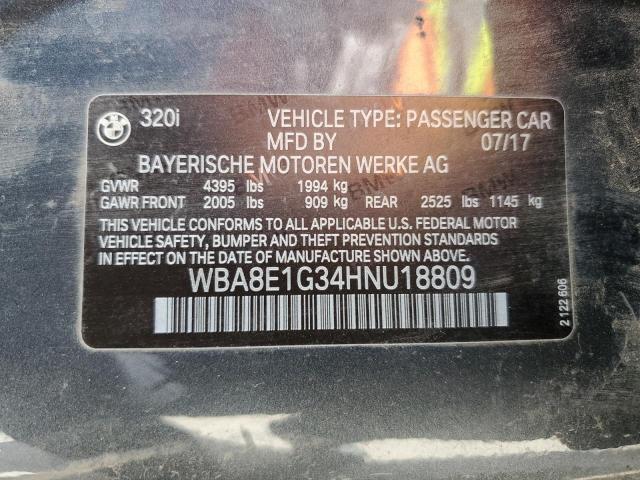 WBA8E1G34HNU18809 BMW 320 I