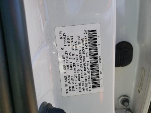 19UUB1F34GA012158 Acura TLX