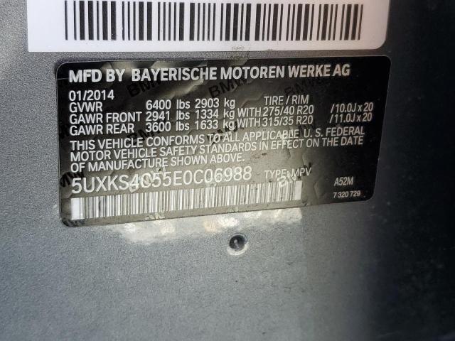 5UXKS4C55E0C06988 BMW X5 Xdrive35d