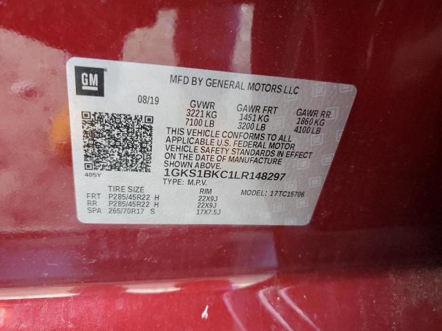 1GKS1BKC1LR148297 GMC YUKON SLT