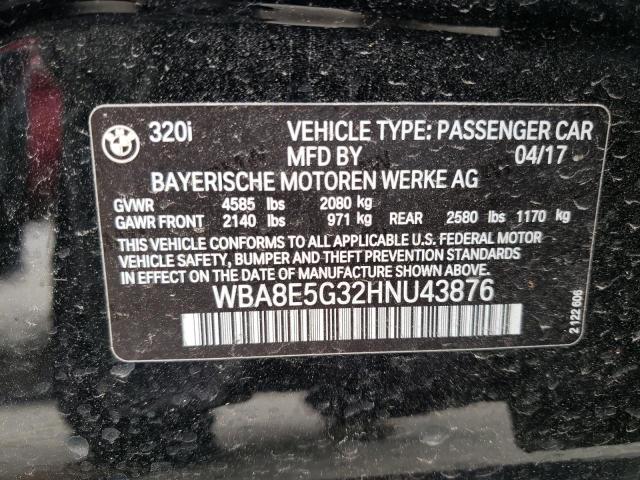 WBA8E5G32HNU43876 BMW 320 XI