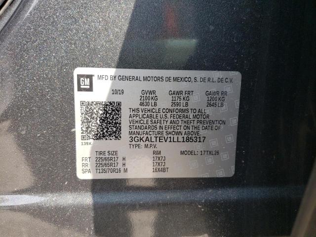 3GKALTEV1LL185317 GMC Terrain Sle