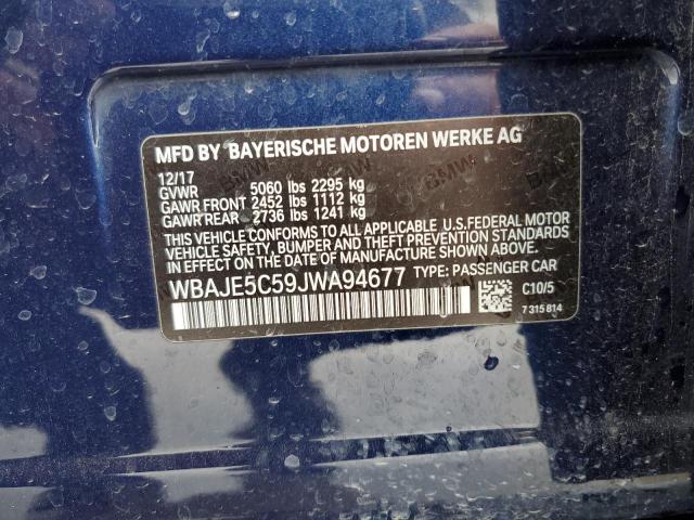 WBAJE5C59JWA94677 BMW 540 I