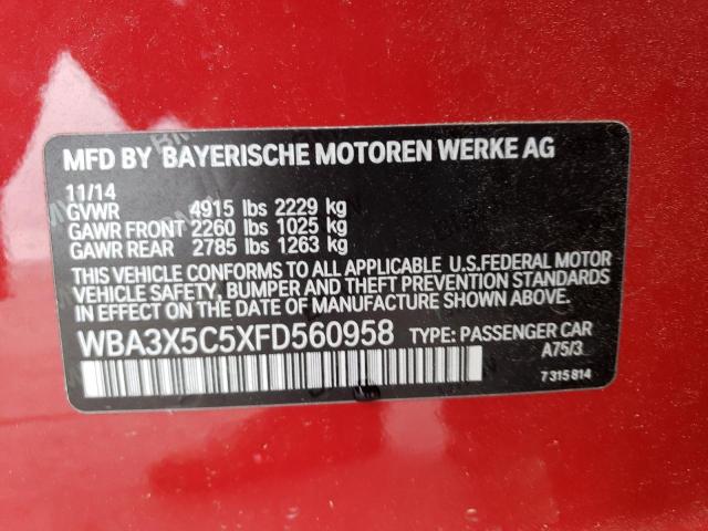 WBA3X5C5XFD560958 BMW 328 XIGT