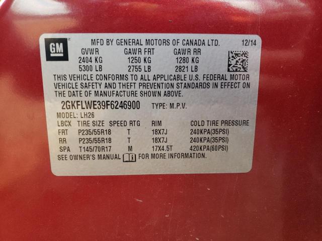 2GKFLWE39F6246900 GMC Terrain Sle