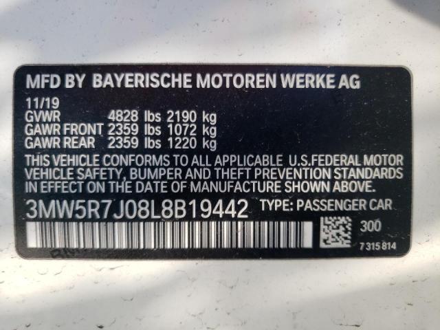 3MW5R7J08L8B19442 BMW 330XI