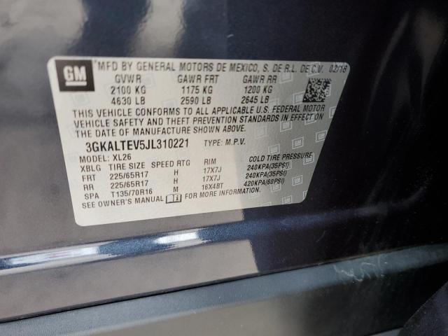 3GKALTEV5JL310221 GMC Terrain Sle