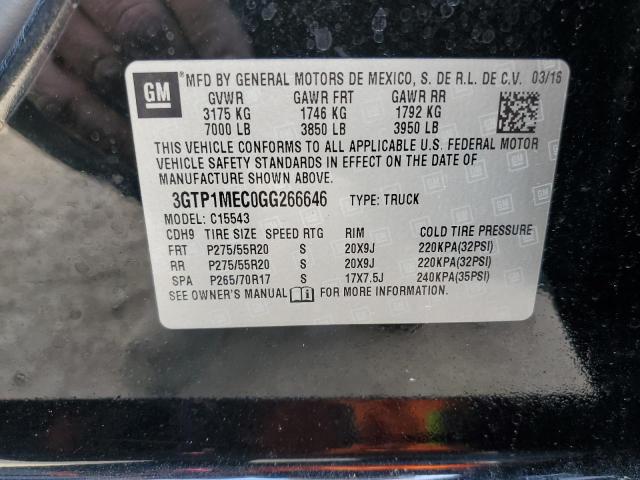 3GTP1MEC0GG266646 GMC Sierra C1500 Sle