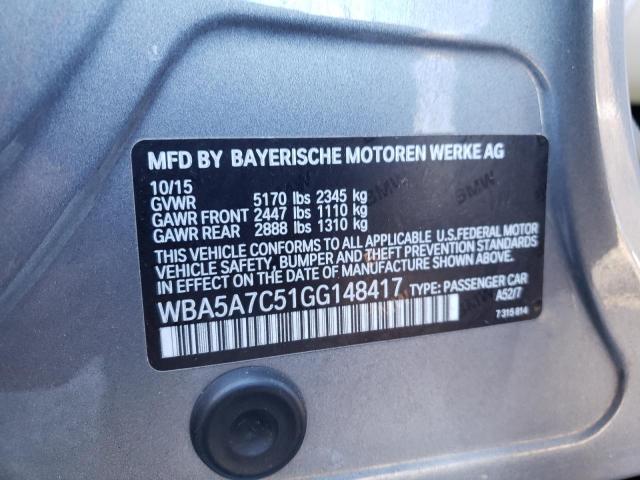 WBA5A7C51GG148417 BMW 528 XI