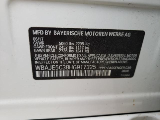 WBAJE5C38HG917325 BMW 540 I