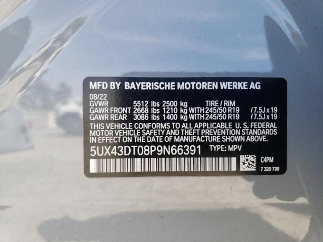 5UX43DT08P9N66391 BMW X4 M40i
