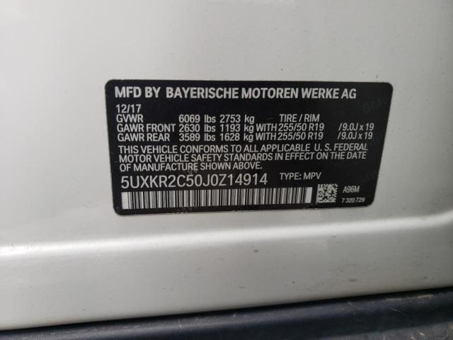 5UXKR2C50J0Z14914 BMW X5 Sdrive35i