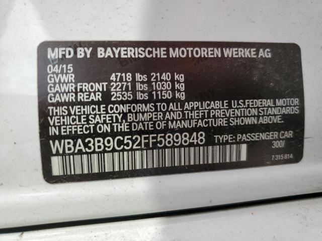 WBA3B9C52FF589848 BMW 335 XI