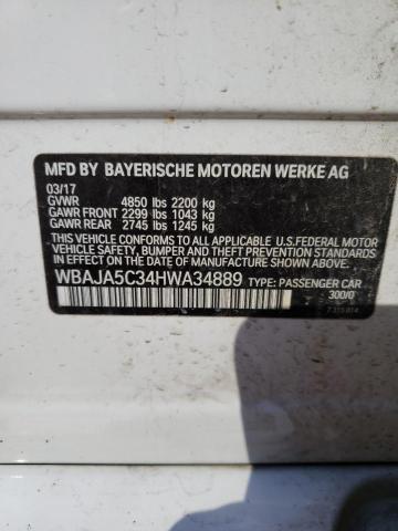 WBAJA5C34HWA34889 BMW 530 I
