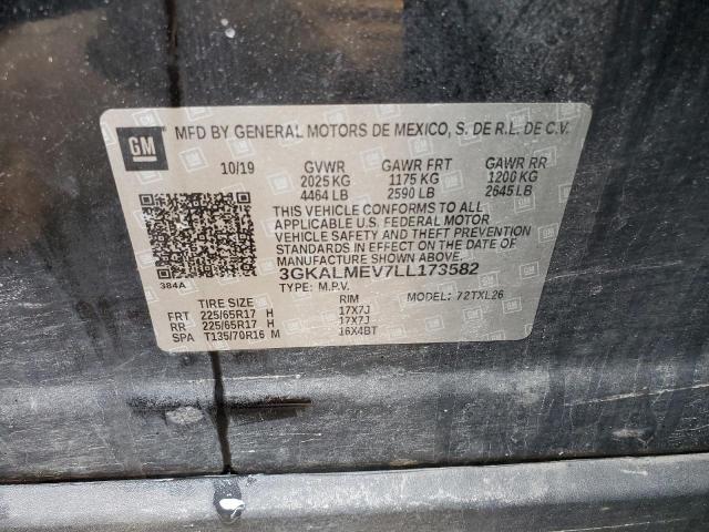 3GKALMEV7LL173582 GMC Terrain Sle