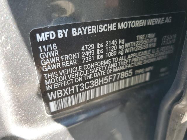WBXHT3C38H5F77865 BMW X1 Xdrive28i