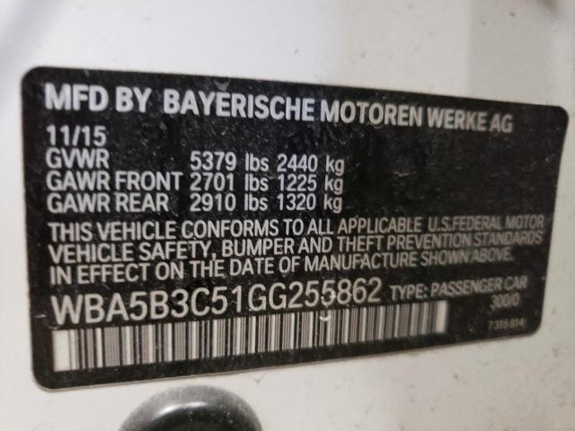 WBA5B3C51GG255862 BMW 535 XI