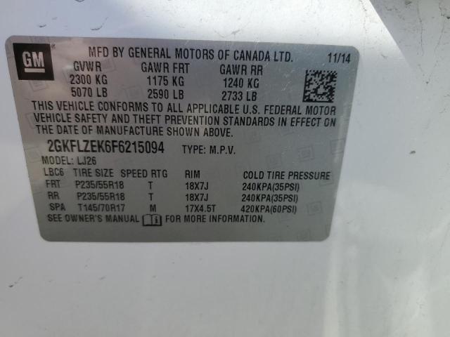 2GKFLZEK6F6215094 GMC Terrain Denali