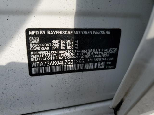 WBA73AK04L7G01366 BMW 228XI