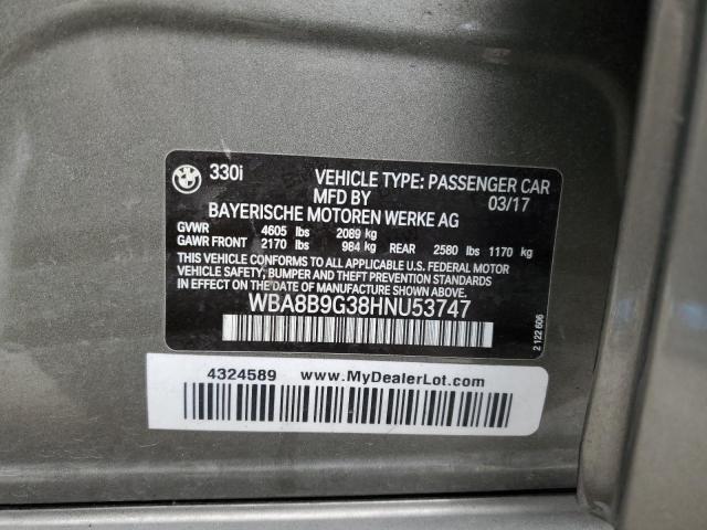WBA8B9G38HNU53747 BMW 330 I