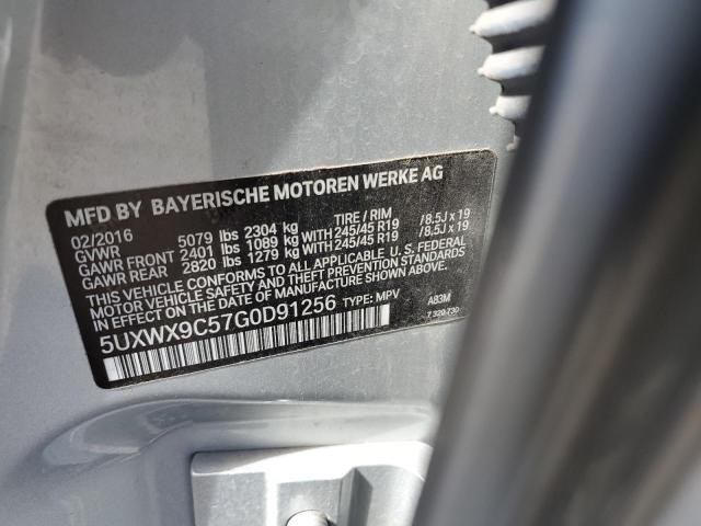 5UXWX9C57G0D91256 BMW X3 Xdrive28i