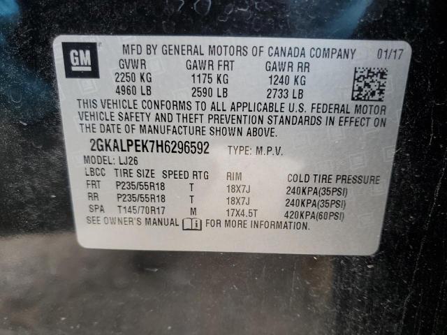 2GKALPEK7H6296592 GMC Terrain Slt