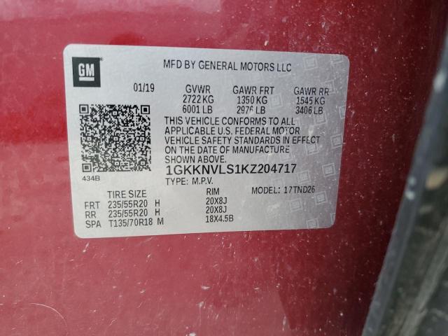 1GKKNVLS1KZ204717 GMC Acadia All Terrain