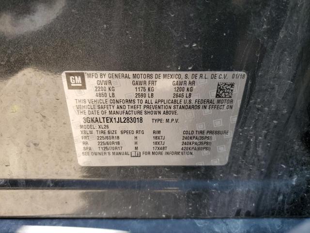 3GKALTEX1JL283018 GMC Terrain Sle