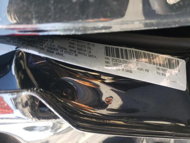 2C3CDXJG9KH749761 Dodge Charger Sxt