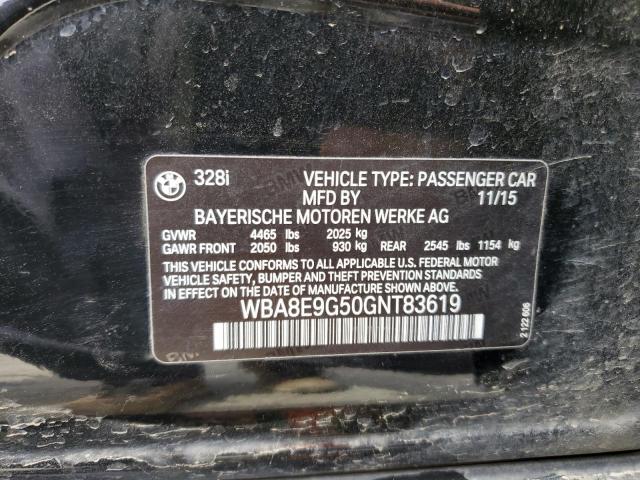 WBA8E9G50GNT83619 BMW 328 I Sulev