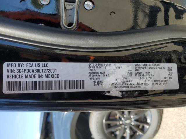 3C4PDCAB0LT272091 Dodge JOURNEY SE