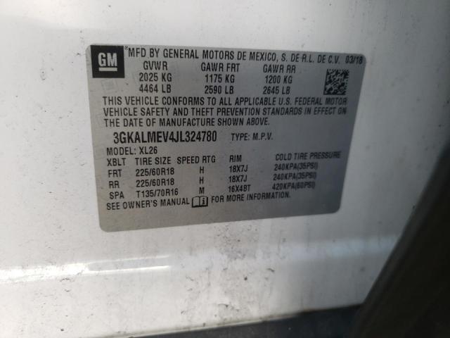 3GKALMEV4JL324780 GMC Terrain Sle