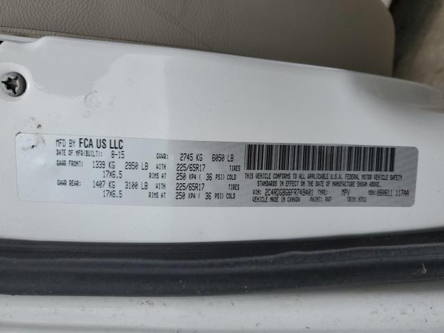 2C4RDGBG6FR749401 Dodge Grand Caravan Se