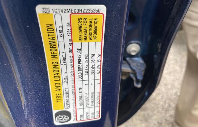 1GTV2MEC3HZ235350 GMC Sierra K1500 Sle