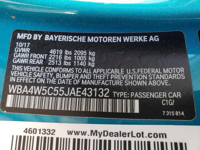 WBA4W5C55JAE43132 BMW 430xi