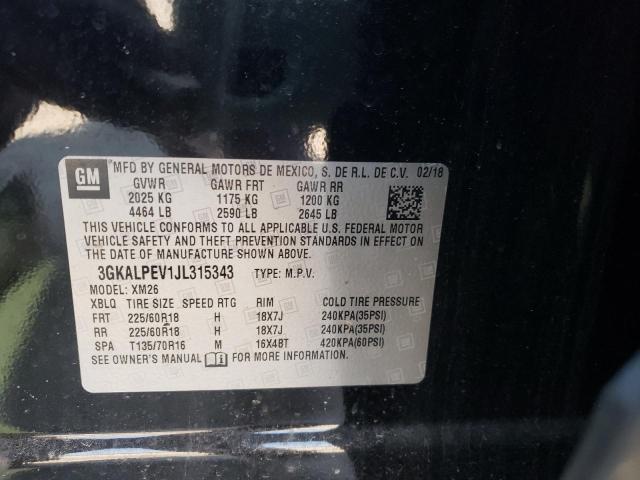 3GKALPEV1JL315343 GMC Terrain Slt